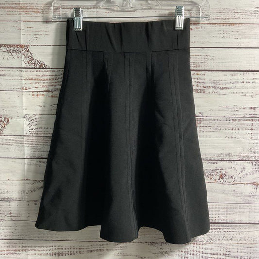 Ted Baker Black Elastic Waist Pencil Mini Skirt - Size XS