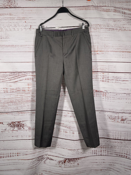Ted Baker Gray One Button Suit - Size 40R/34R