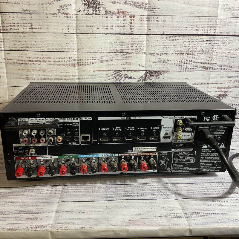 DENON AVR-1100W In-Command Series Receiver- WORKS GREAT!!!!