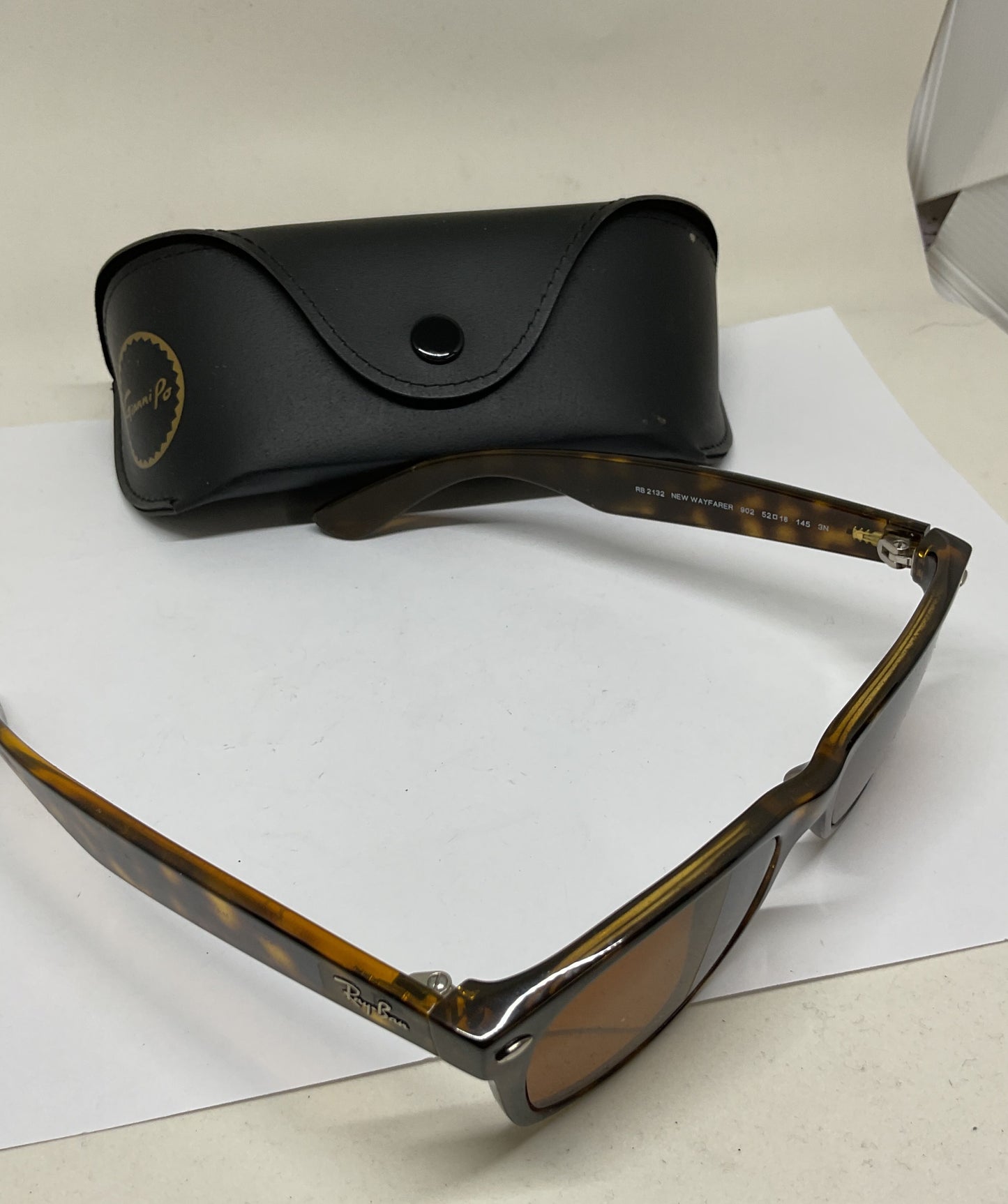 Ray Ban RB2132 Wayfarer Tortoise Sunglasses - Size 145 Italy FRAMES ONLY