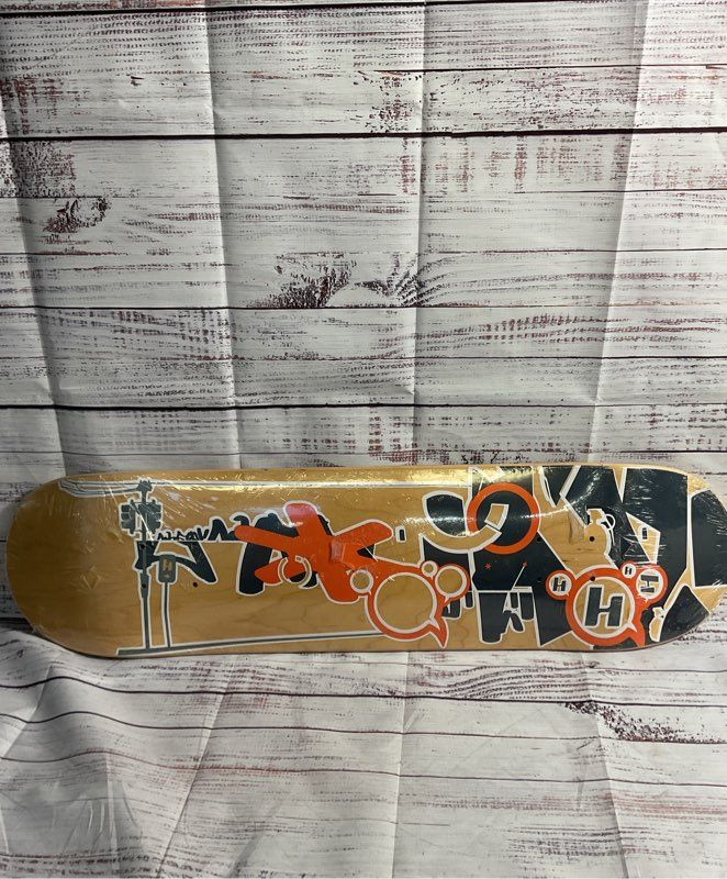 NEW Hydraulx Design + Visual Effects Wooden Deck Skateboard