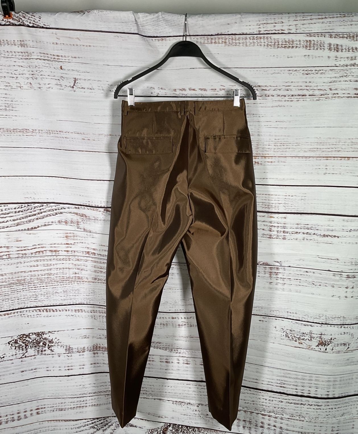 COS Women's Bronze Slim Fit Pants - Size 12 NWT
