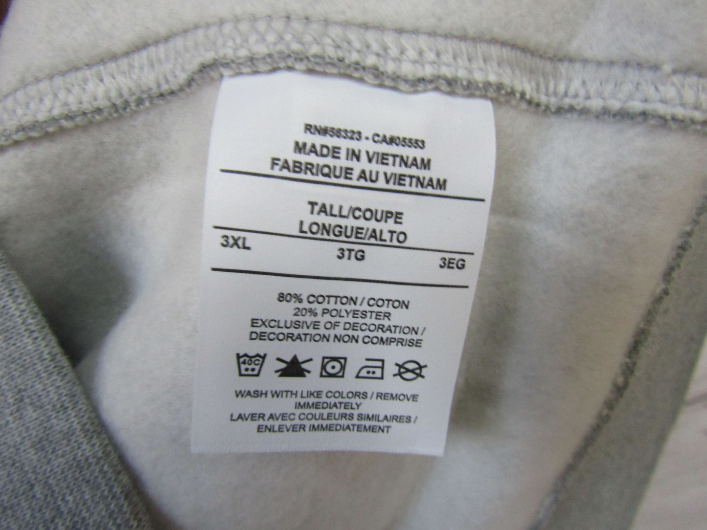 Nike Men's Gray Fleece Cotton Blend Crew Neck Sweatshirt Size XXXL BV2662-063