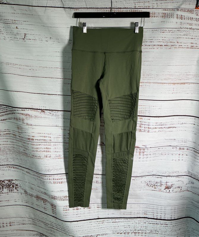 Women's Alo Olive Green Leggings Size S/M