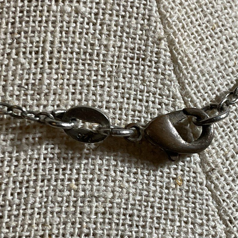 Sterling Silver Tibetan Buddha .75" Pendant 19" Necklace- 4.59g