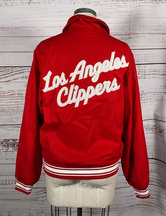 Los Angeles Clippers Bomber Jacket Red M