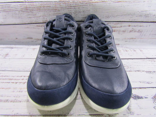 Ecco Cool Pro Women's Blue Leather Gore-Tex Waterproof Golf Shoes Size 5
