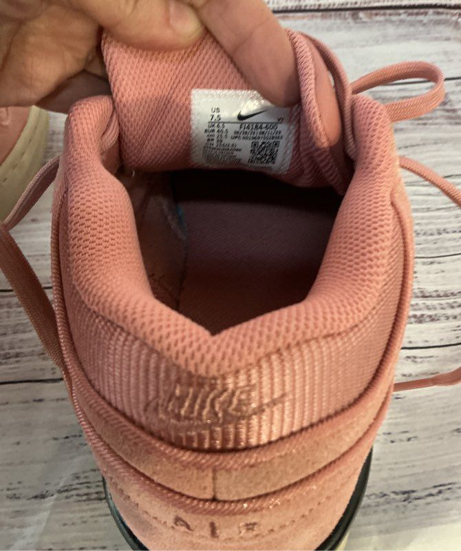 Men's Nike Air Alpha Force 88 Low Red Stardust Sneaker Size 7.5