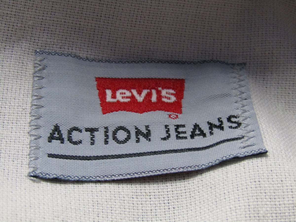 Vintage Levi's Action Jeans Men's Blue Denim Cotton Blend Jeans Size 34 x 33