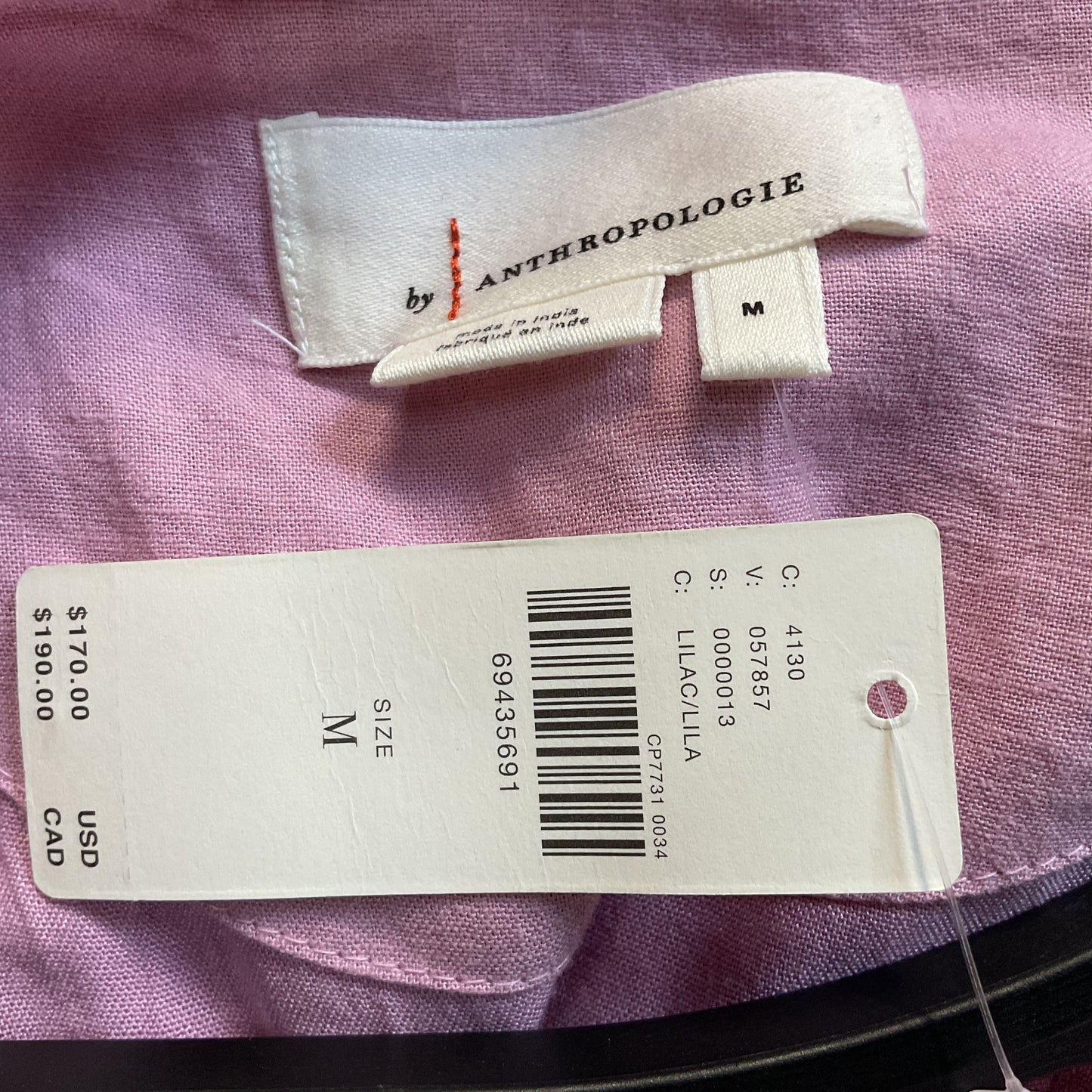 NWT ANTHROPOLOGIE Women's Pink Lila Sommerset Long Dress- SZ M