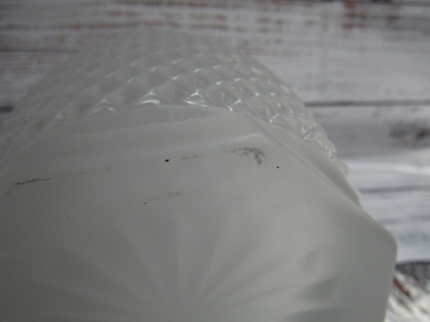 Vista Alegre Bicos White Frosted Glass Decanter