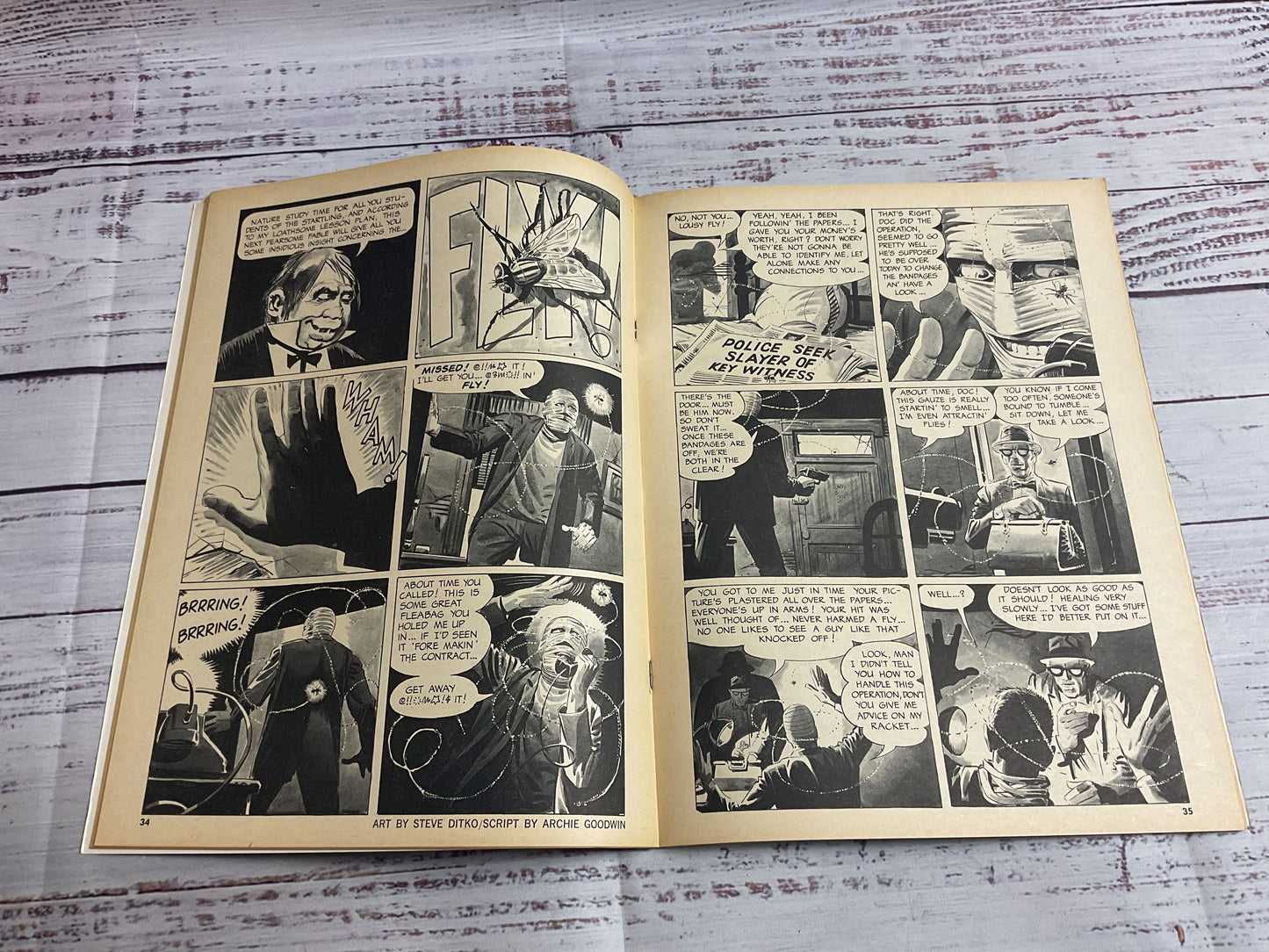 Lot Of 2 'Eerie' Comic Books Issues 7 And 4