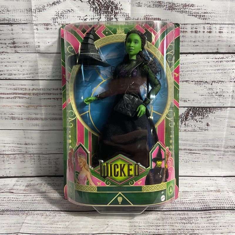 NIB Barbie X Wicked Elphaba The Witch Fashion Doll
