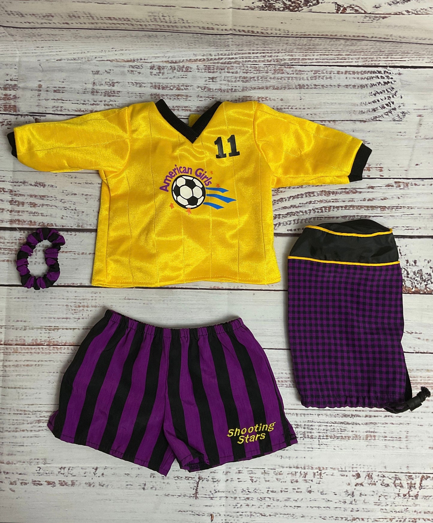Two Vintage American Girl Doll Pleasant Company Era Sport's Outfits for 18" Doll