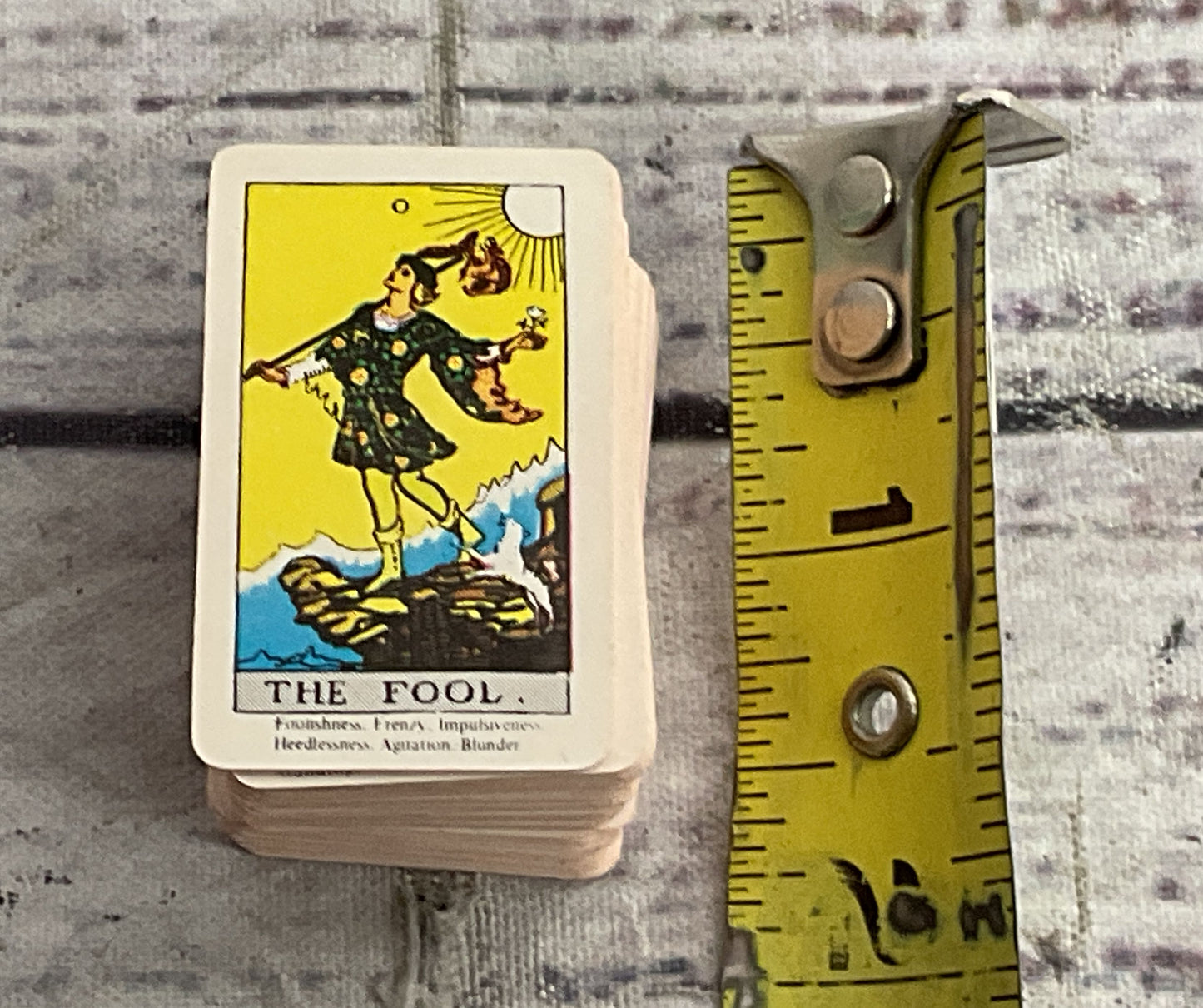 World's Tiniest Tarot 78 Card Deck