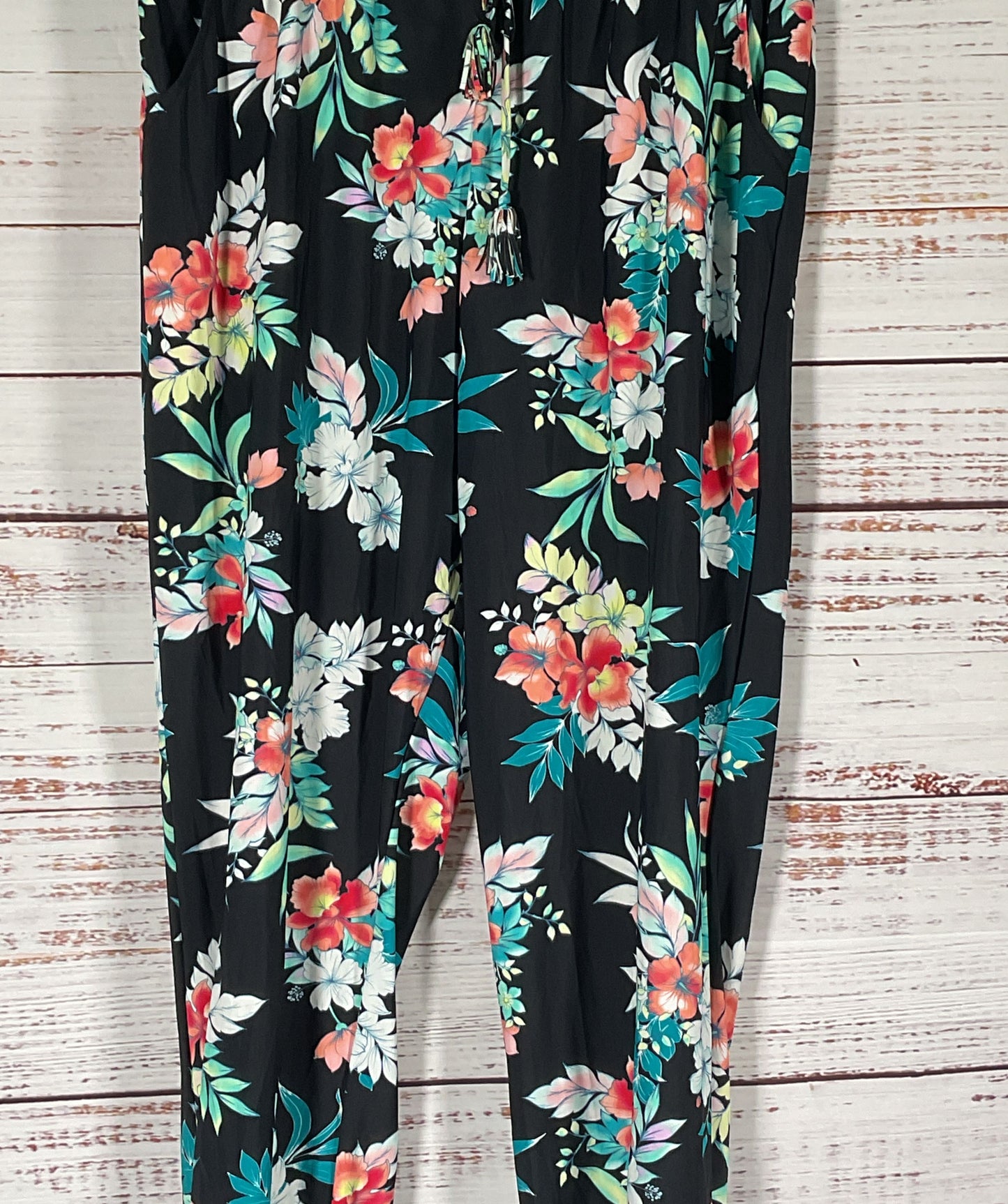 Tommy Bahama Floral Springs Beach Swim Cover-Up Jogger Pants Multicolor S