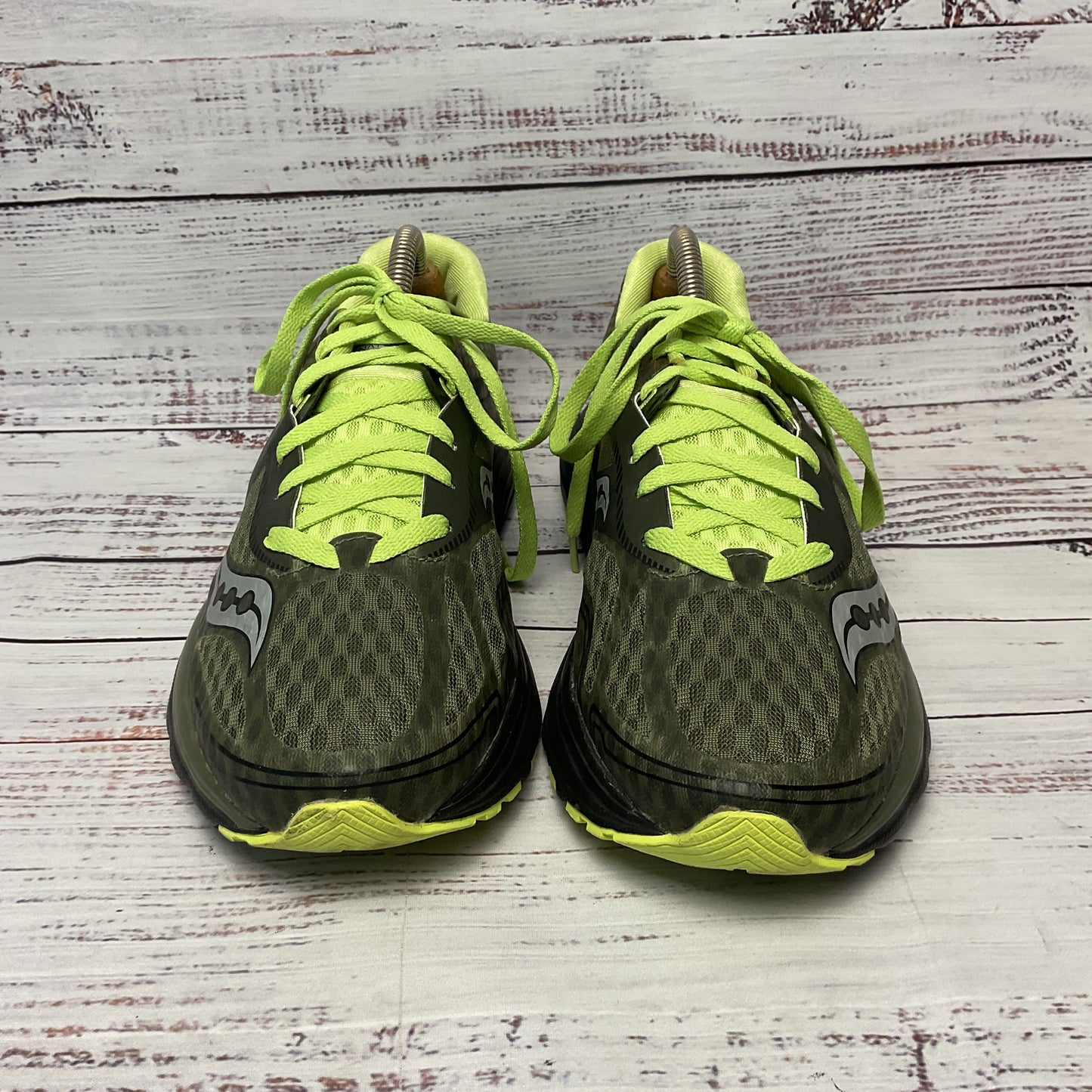 Saucony Kinvara 7 Green Sneaker Athletic Shoe Men Size 8.5