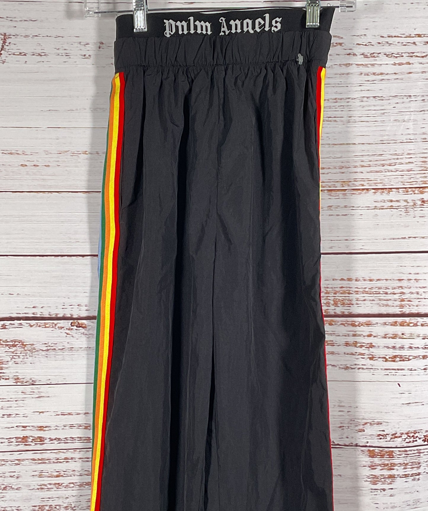 Palm Angels Rainbow Side Stripe Nylon After Workout Track Pants Multicolor
