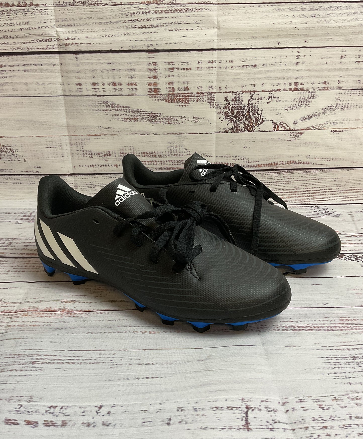 adidas Predator Edge Black Athletic Shoe Men 5.5