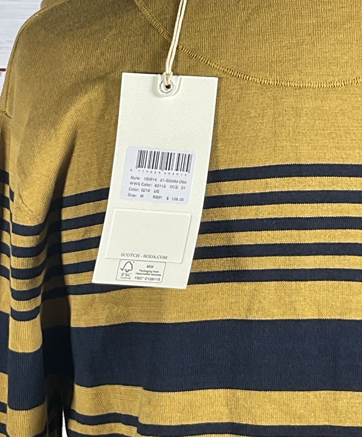 Scotch & Soda Knitwear Striped Jumper Sweater Multicolor M