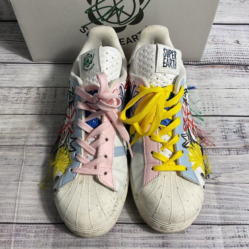 Adidas Sean Wotherspoon Super Earth AEC Embroidered Sneaker Men 5.5/Women 6.5