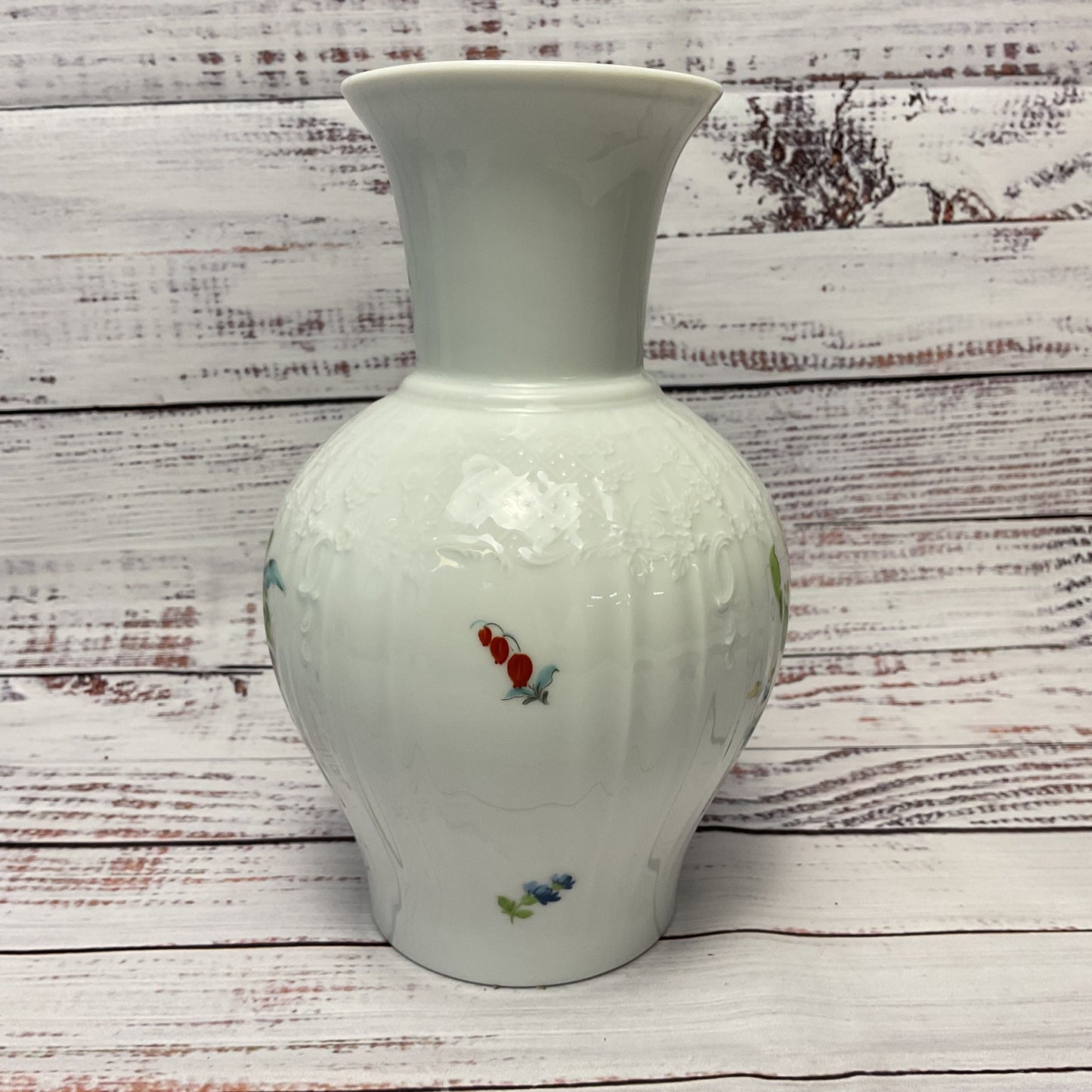 Kaiser Golden Crown E&r Residenz Floral Print Ceramic Vase 8"