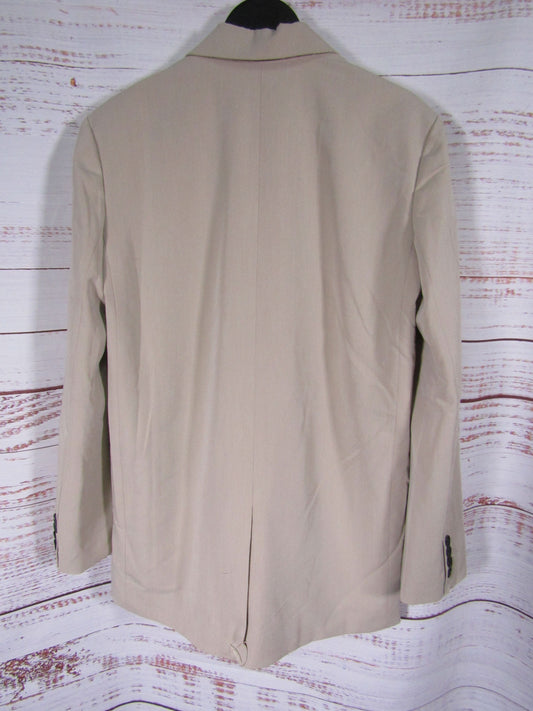 Eaves Siya Women's Beige Blazer Suit Jacket Size XS