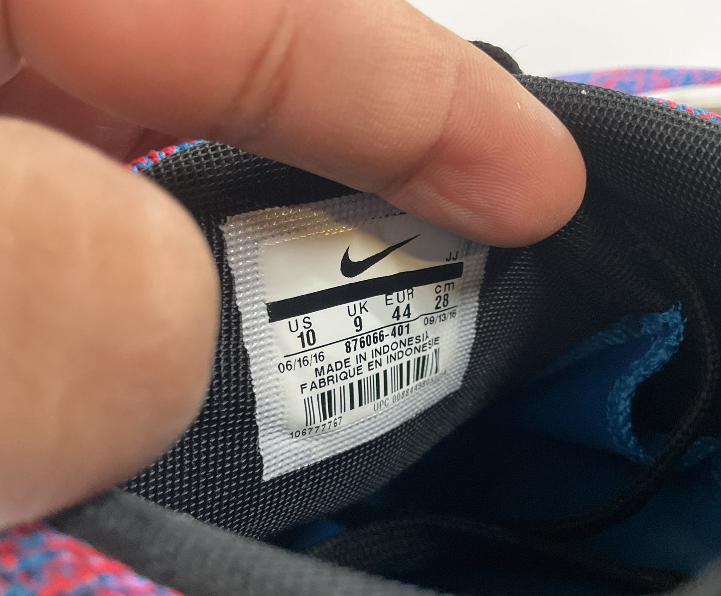Nike Air Max Modern Flyknit Photo Blue Men's Low Top Sneakers Size 10 876066-401
