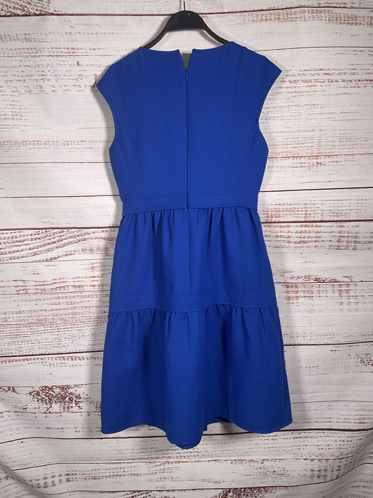 Tory Burch Blue Belted Sleeveless Dress - Size 4