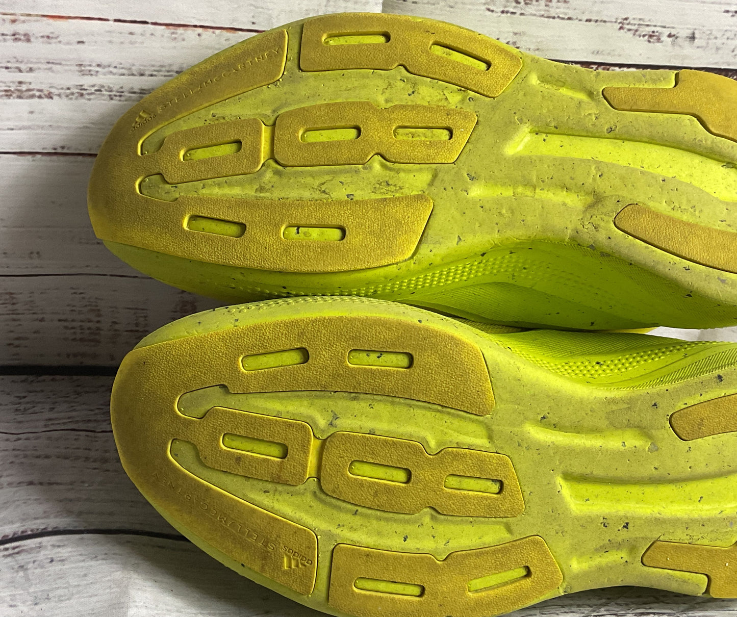 Adidas by Stella McCartney Women's Earthlight Sneakers Neon Yellow 5.5