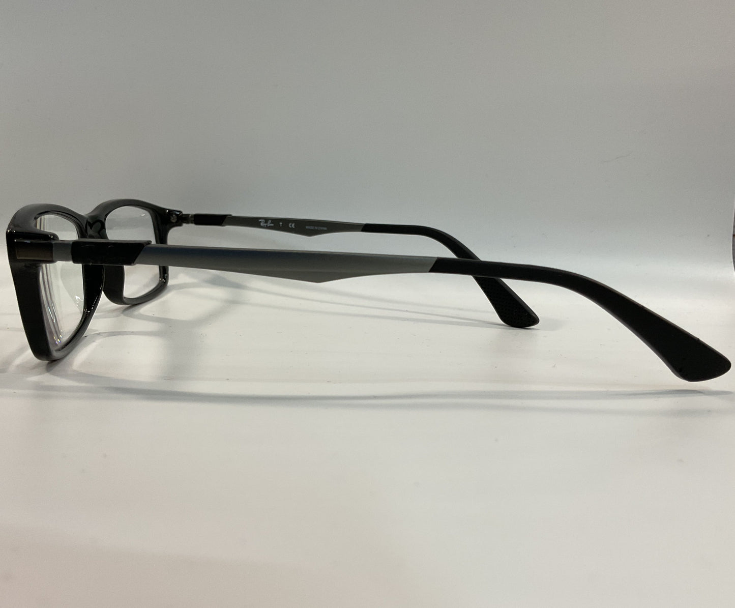 Ray-Ban RB7017 2000 Men's Black Rectangular Eyeglasses Frame