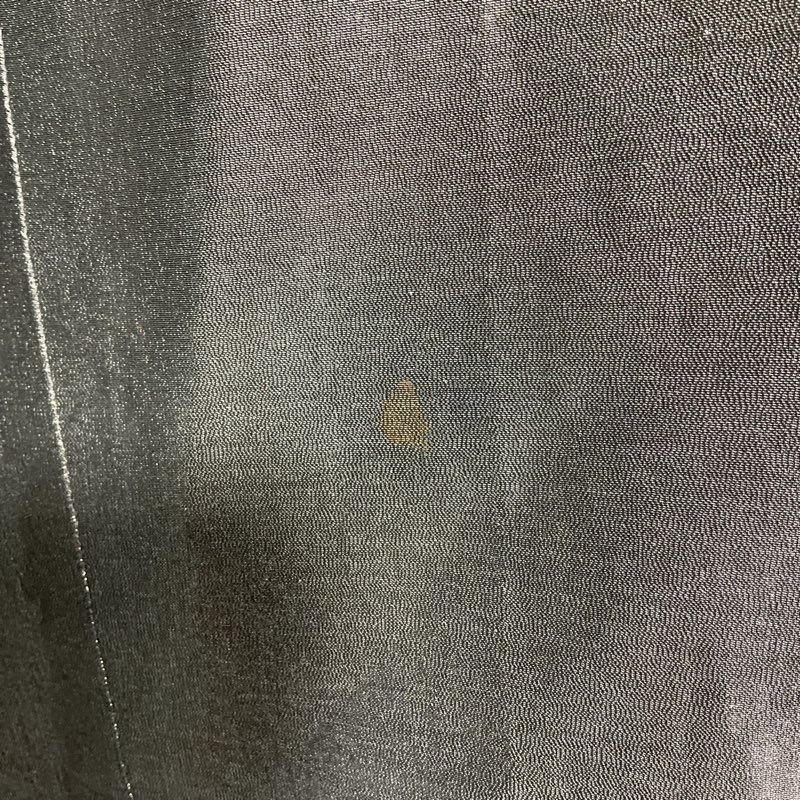 Peter Cohen Silver Metallic Lame/Silk Blend Suit Jacket - Size XL