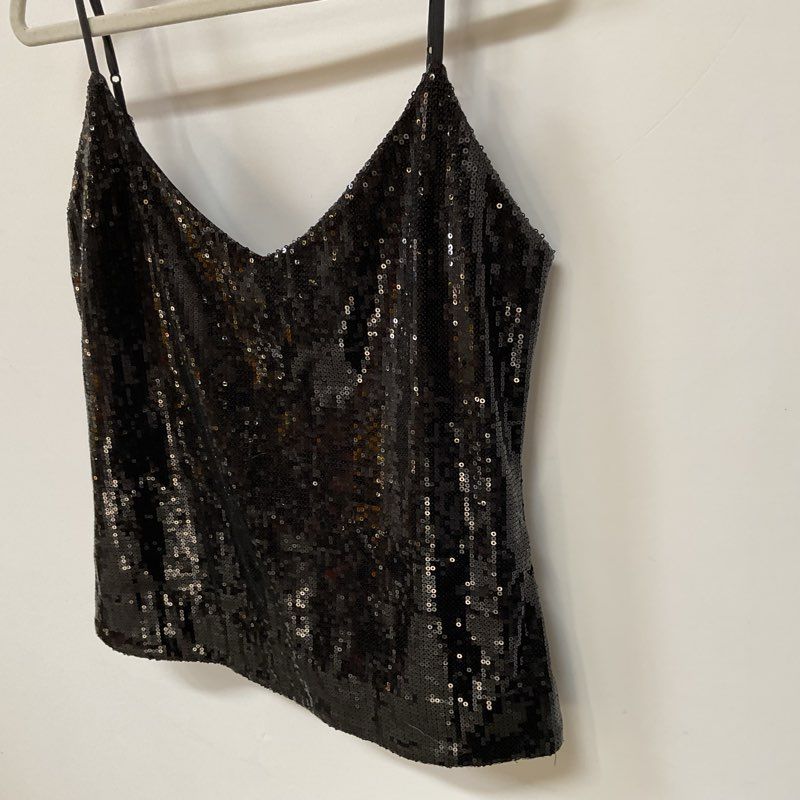 NWT RTA Women's Alice Sequin Tank Blouse- SZ XS