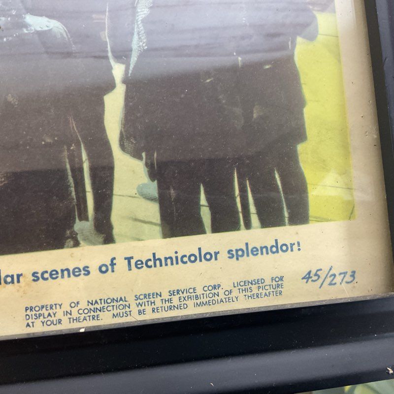 3pc Limited Ed. ANTIQUE 1946 & 1953 Universal Pictures Technicolor Movie Prints