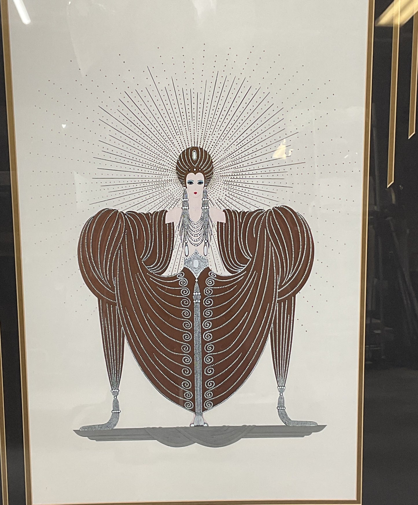 Radiance By Etre Romain de Tirtoff Embossed With Foil Framed