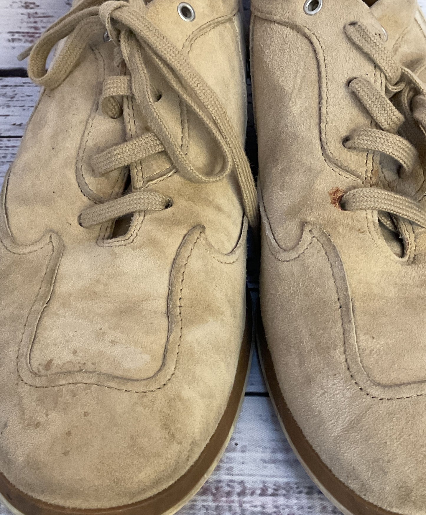 Hogan Suede Camoscio Sabbia Driving Sneakers Beige 8.5