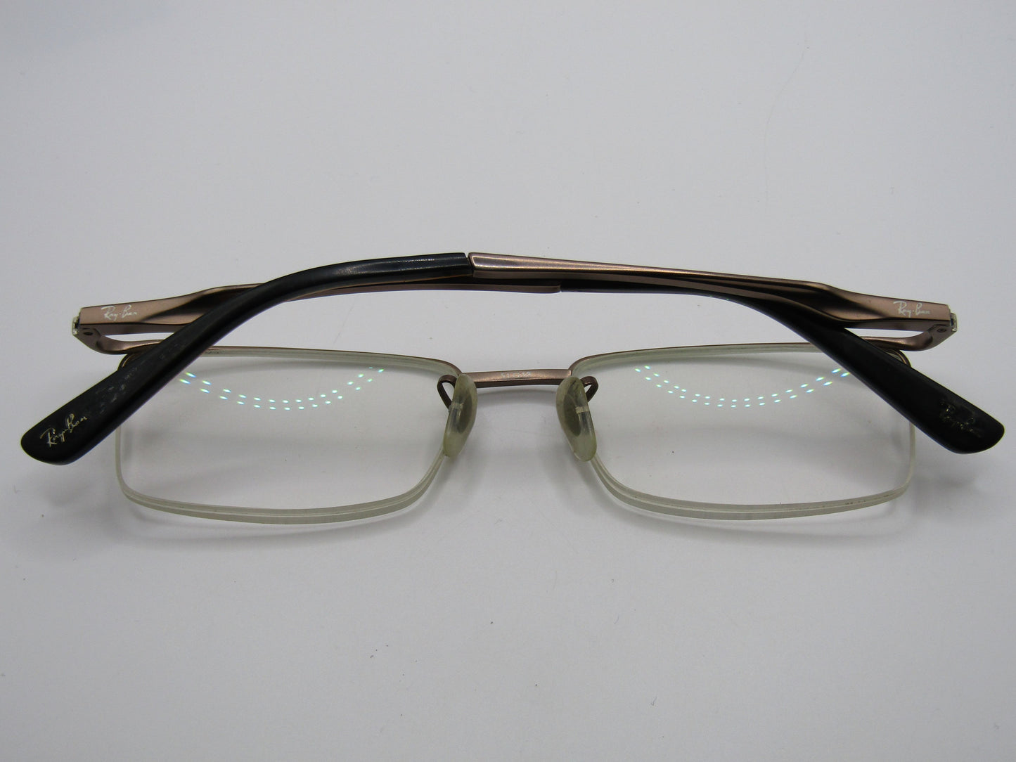 Ray-Ban RB8678 Half Rim Titanium Eyeglasses Frame