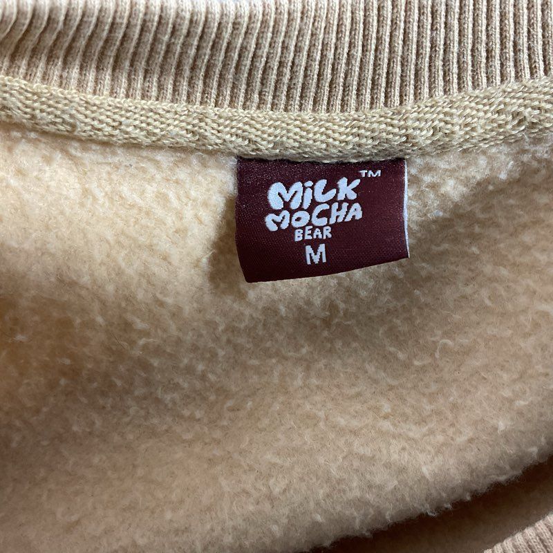 MILK MOCHA BEAR Women's Crewneck Sweatshirt- SZ M