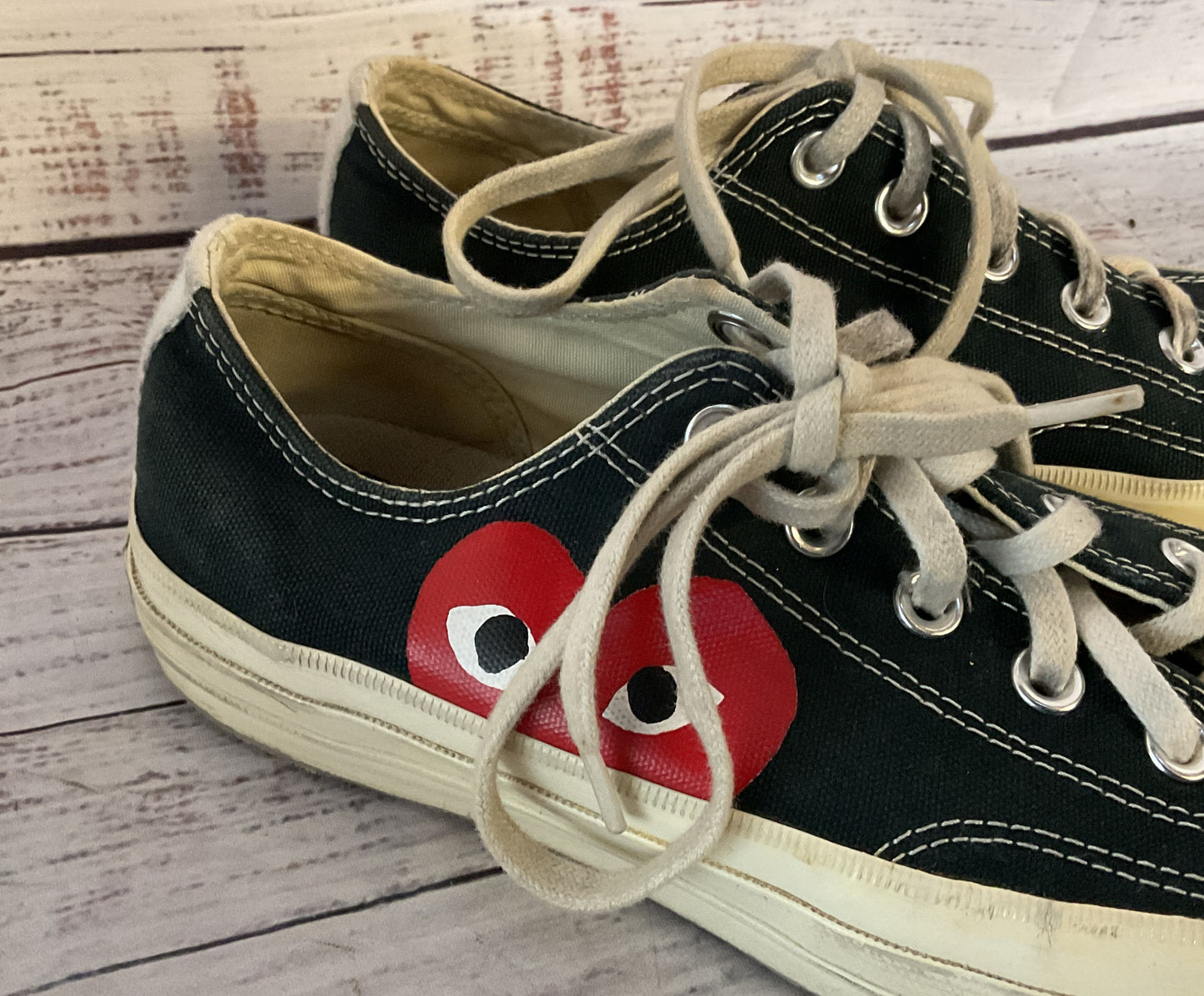 Converse Chuck Taylor All Star 70 Ox Comme des Garcons Play Sneakers Black 7