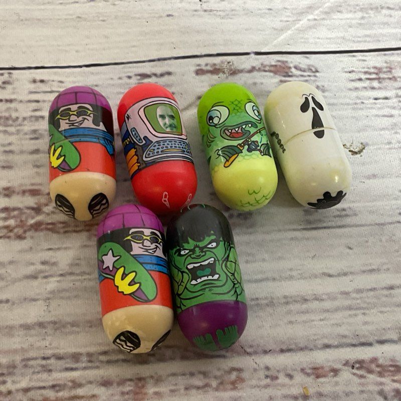 Lot of 6 Moose Toys Inc. MIGHTY BEANZ Beans