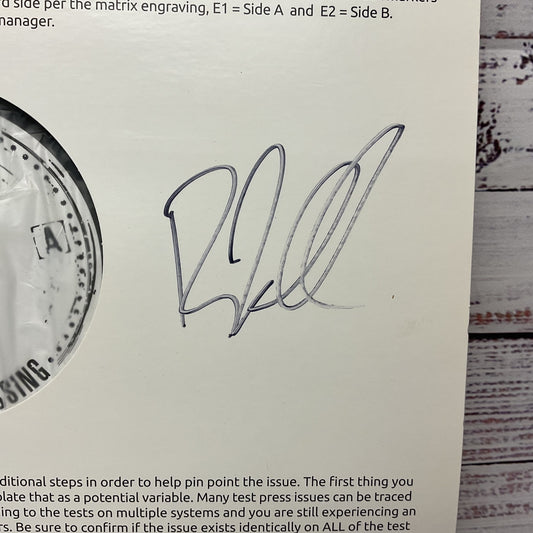 Syml Brian Fennell Signed You Knew It Was Me Test Pressing Vinyl Record NMG36545