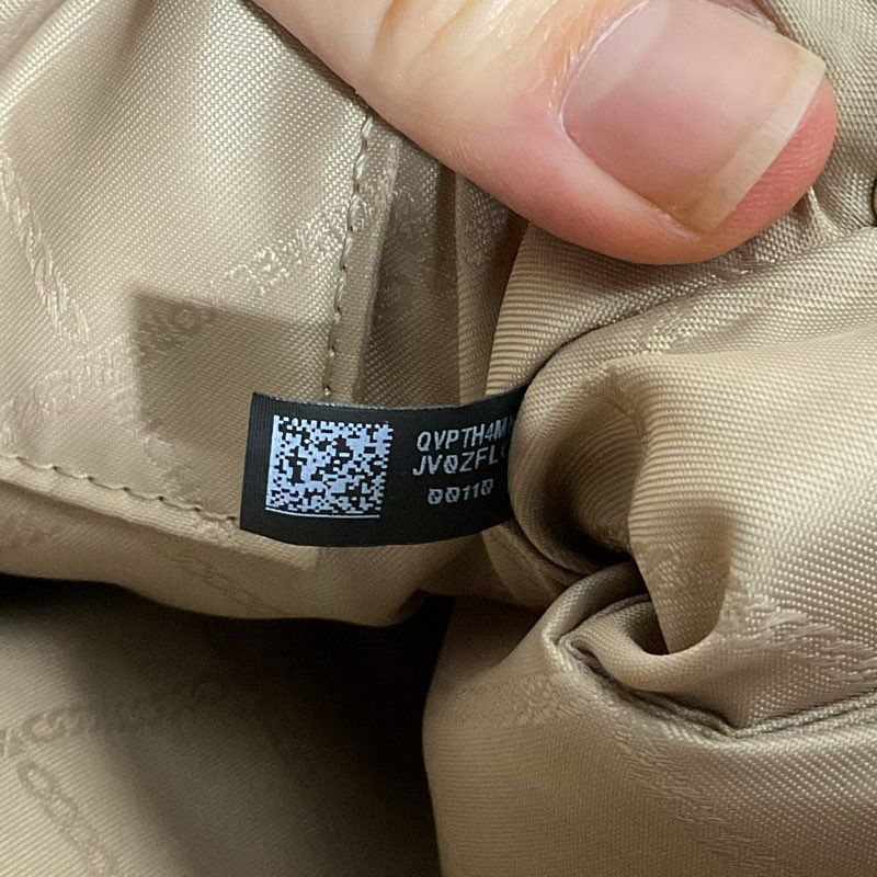 Michael Kors Rhea Medium Slim Logo Backpack in Vanilla (MISSING TIES ON ZIPPERS)