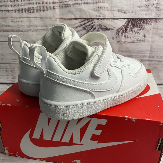 Nike Court Borough Low Recraft White Toddler Sneaker Size 8C