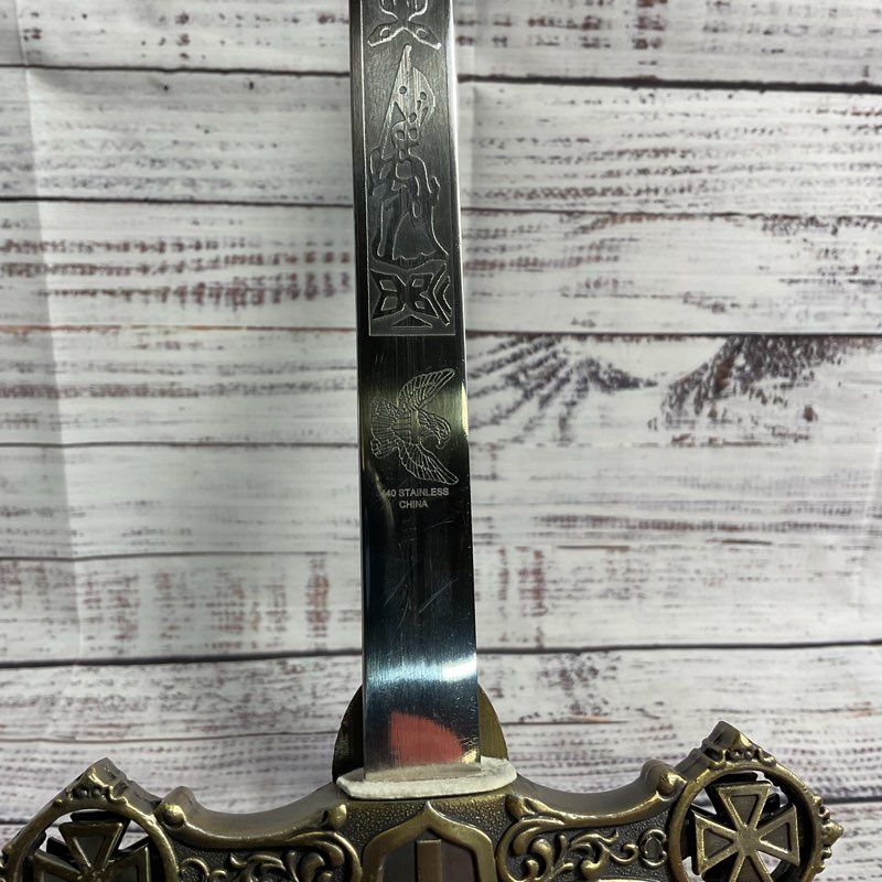 Masonic Knights Templar Ceremonial Dress Sword w/ Scabbard *NO CHAIN*