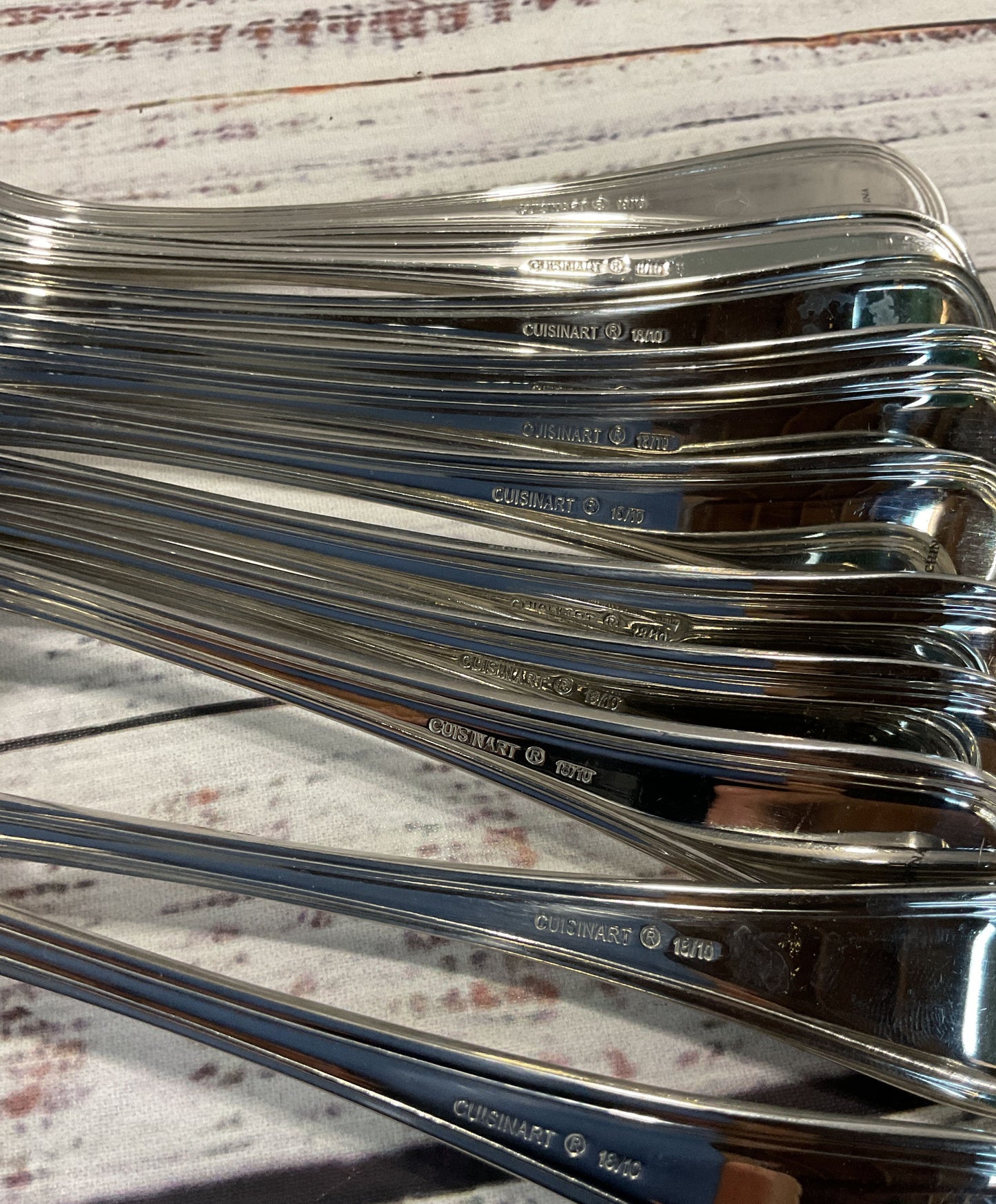 Cuisinart Mansfield Stainless Steel Place Oval Soup Spoon Set of 11