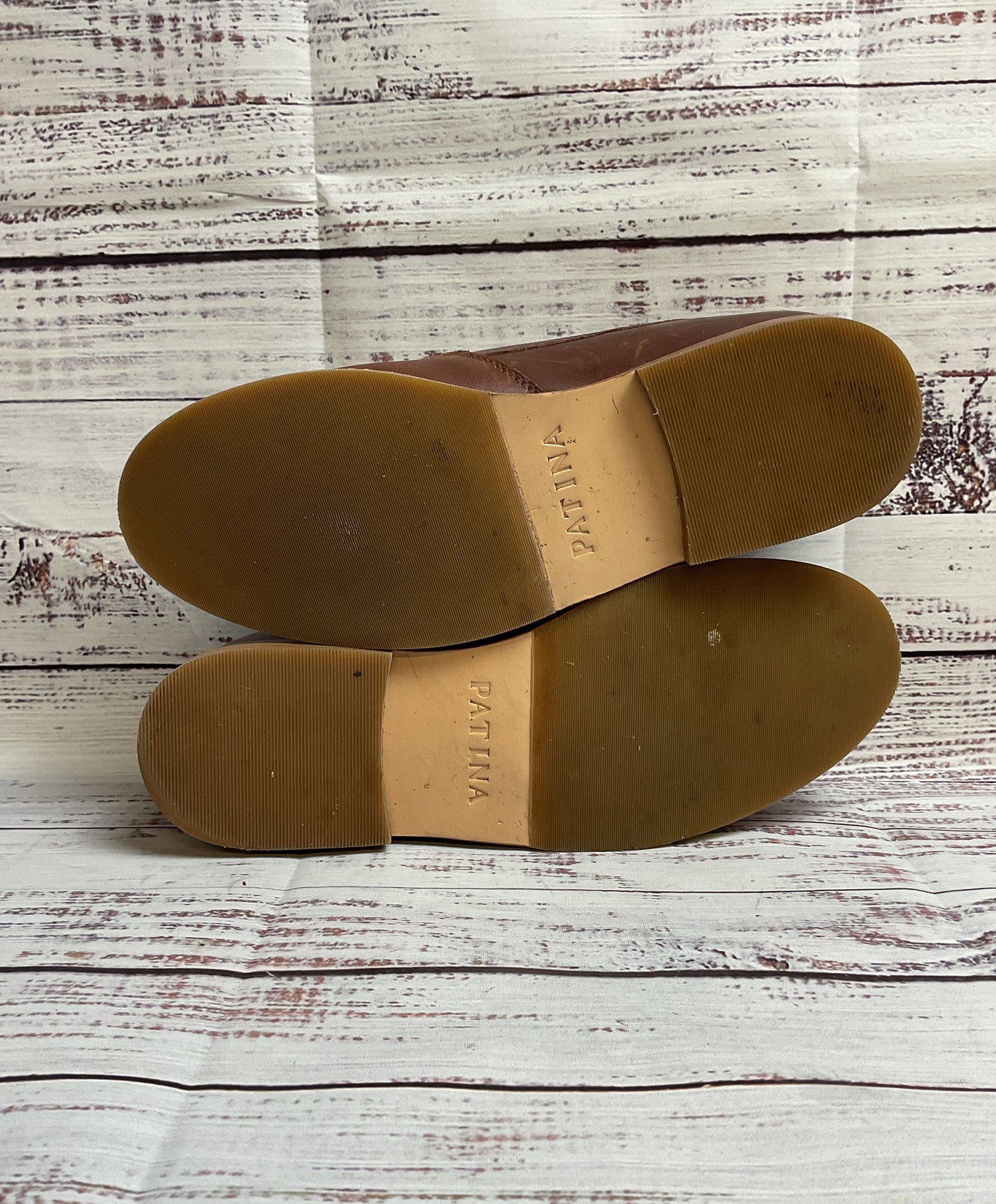 Patina Brown Slip-On Loafer Flat Women 7.5
