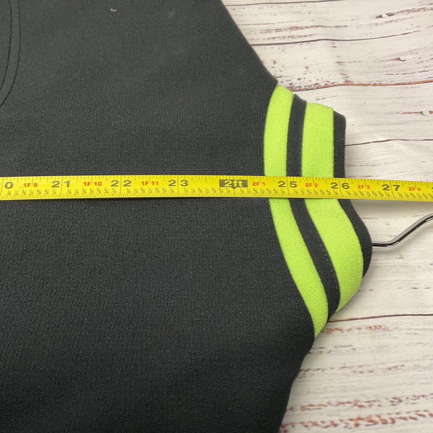 Alberto Makali Green Black Stripe Color Block Jacket - Size See Measurements