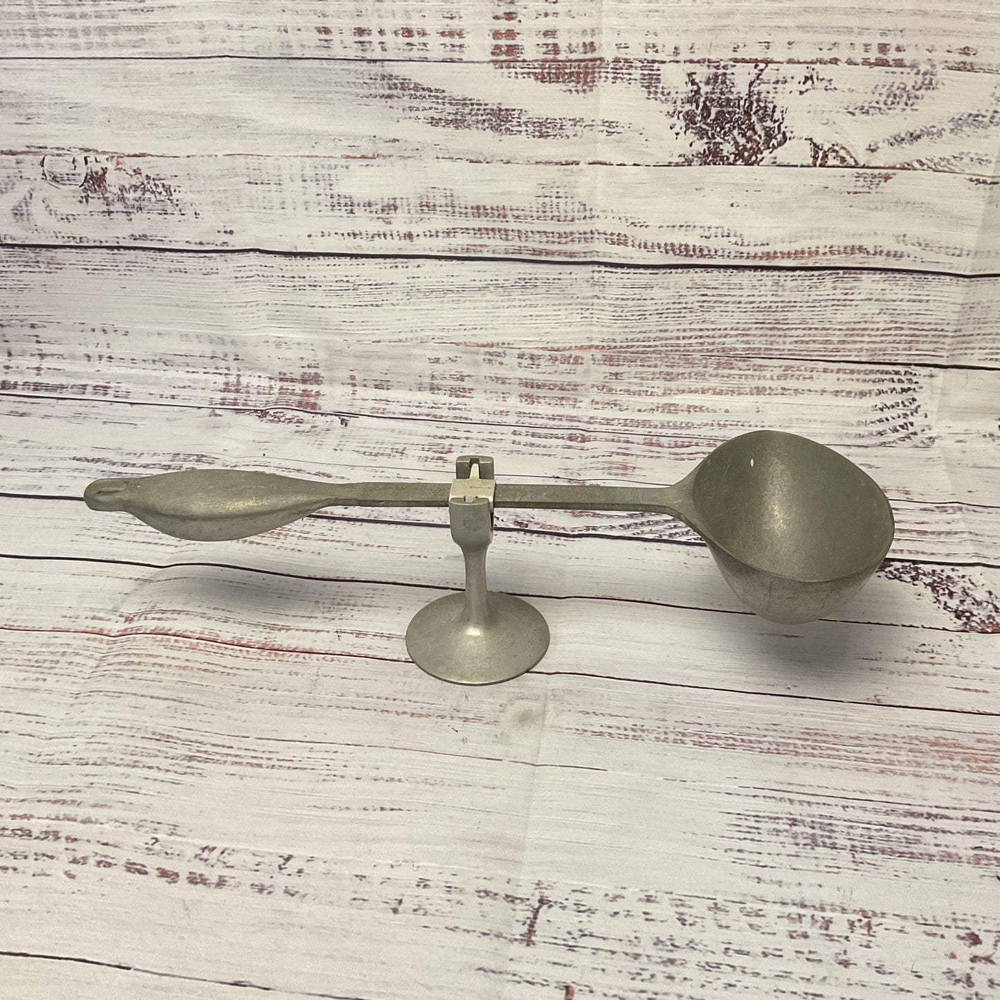 Pewter Balance Spoon Scale Made in France 0-200Gr