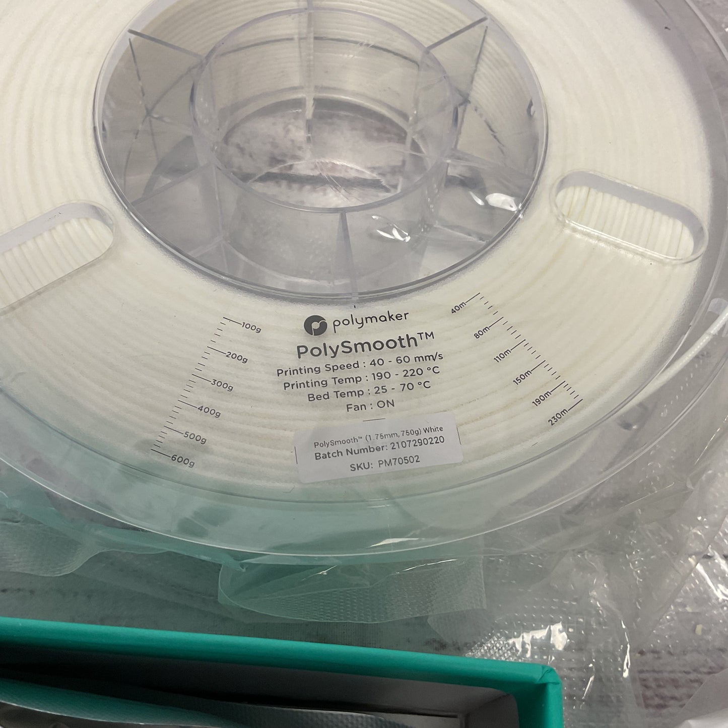 Polymaker 1.75mm Filament 750g White &Black 1Kg Orange PETG Polylite 2.5kg Total