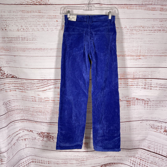 Free People “We The Free” Blue Risk Taker Corduroy Pants - Size 25 New W/ Tags
